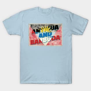 Antigua and Barbuda Vintage style retro souvenir T-Shirt